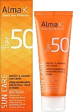 Face Sunscreen - Alma K Sun Care Protect & Nourish Face Cream SPF 50 — photo N2