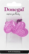 Fragrances, Perfumes, Cosmetics Hair Ties, FA-5659, purple hearts - Donegal