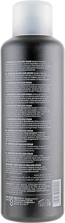 Emulsion Cream 1.5% - BBcos Keratin Color Emulsion Cream — photo N4