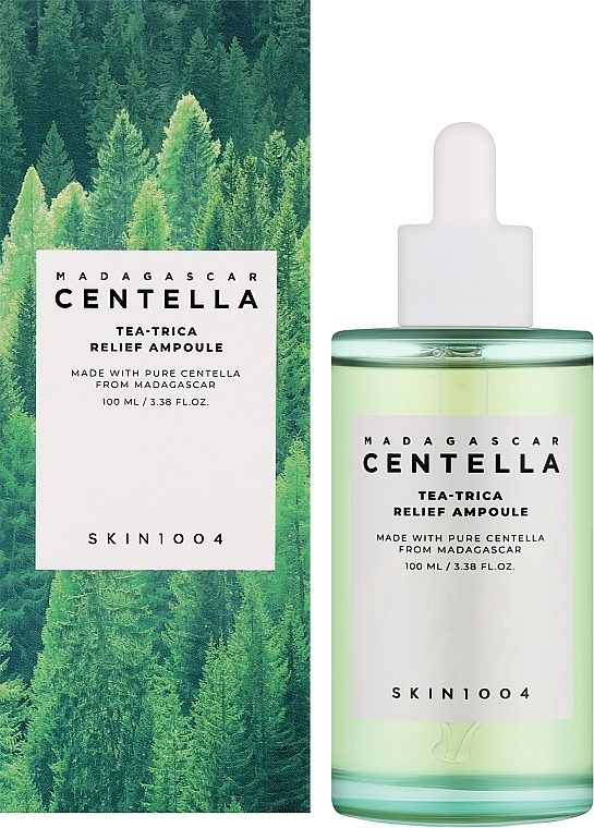 Anti-Acne Centella & Tea Tree Serum - SKIN1004 Madagascar Centella Tea-Trica Relief Ampoule — photo N2