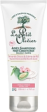 Fragrances, Perfumes, Cosmetics Conditioner for Normal Hair "Sweet Almond and Rice Cream" - Le Petit Olivier Sweet Almond & Rice Cream