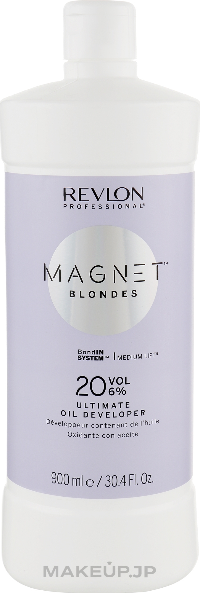 Oil Peroxide Cream 20 Vol. 6% - Revlon Professional Magnet Blondes Ultimate Oil Developer — photo 900 ml