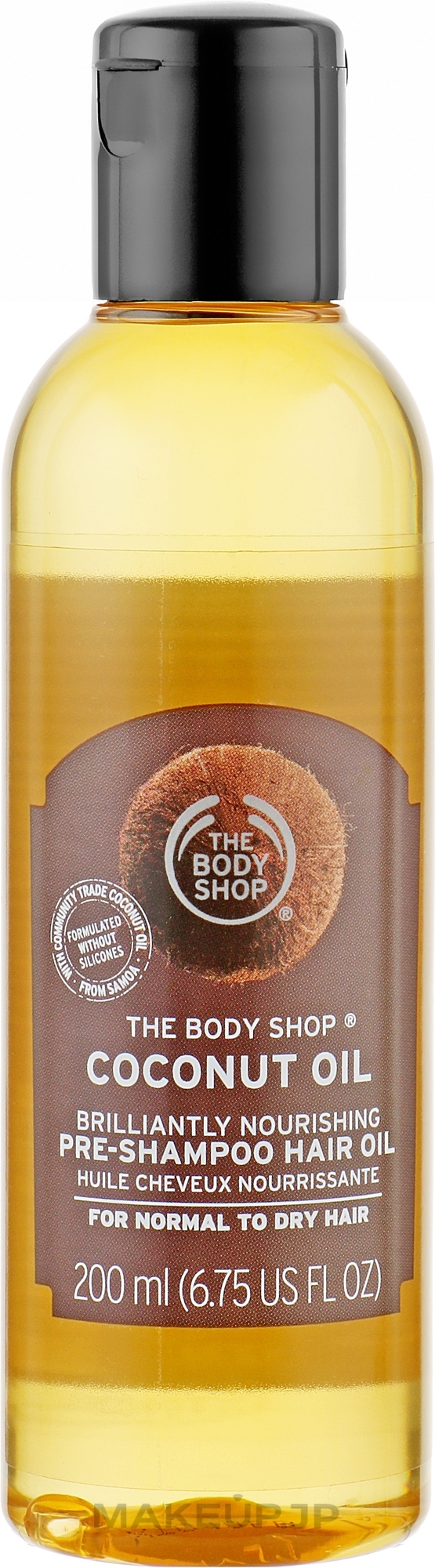 Nourishing Coconut Hair Oil - The Body Shop Brilliantly Nourishing Pre-Shampoo Coconut Hair Oil — photo 200 ml