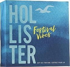 Fragrances, Perfumes, Cosmetics Hollister Festival Vibes For Him - Set (edt/50ml + h/b/wash/100ml)