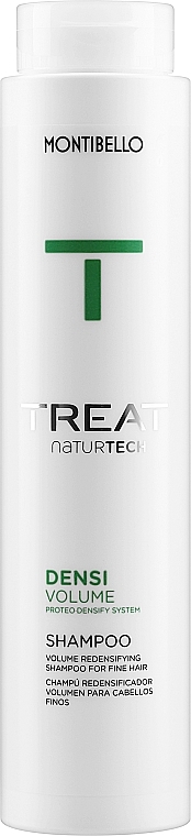 Volumizing Shampoo for Thin Hair - Montibello Treat NaturTech Densi Volume Shampoo — photo N1