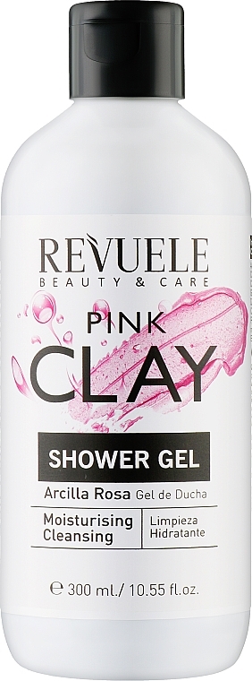 Shower Gel "Pink Clay" - Revuele Pink Clay Shower Gel — photo N1