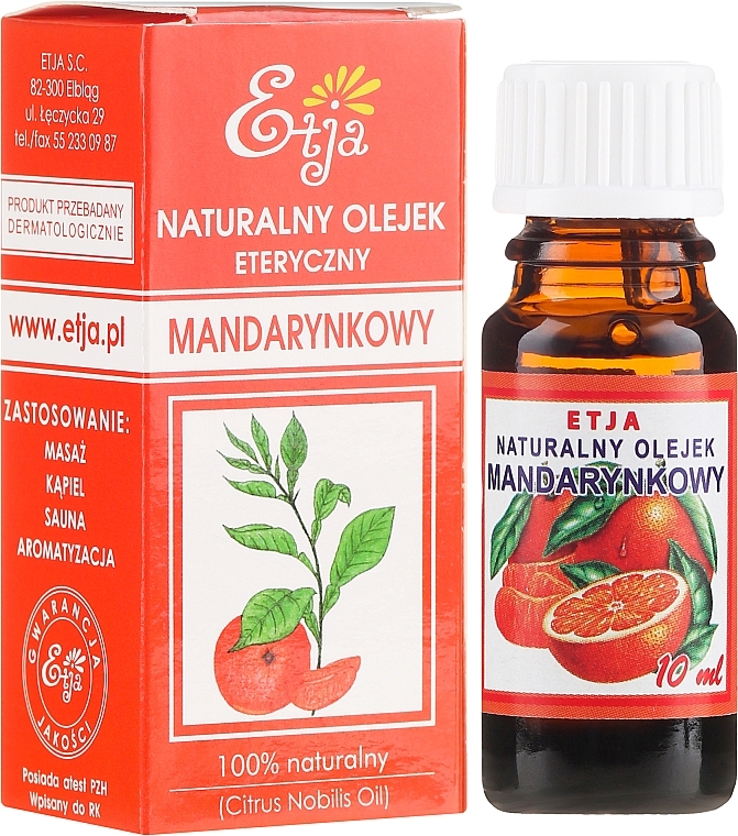 Mandarin Natural Essential Oil - Etja Natural Oil — photo N1