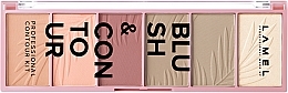 Fragrances, Perfumes, Cosmetics Contour Palette - LAMEL Make Up Blush & Contour