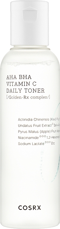 Refreshing Toner - Cosrx Refresh AHA BHA VitaminC Daily Toner  — photo N3
