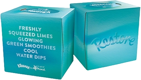 Tissues in Box, 48 pcs, Restore - Kleenex Mindfulness Collection — photo N6