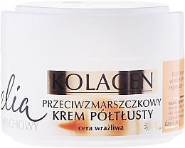 Fragrances, Perfumes, Cosmetics Anti-Wrinkle Face Cream for Sensitive Skin - Celia Collagen Cream