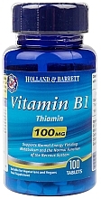 Food Supplement "Vitamin B1" - Holland & Barrett Vitamin B1 100mg — photo N6