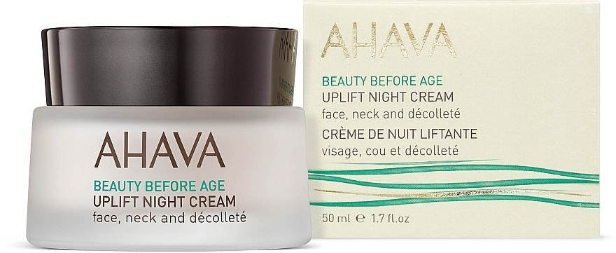 Lifting Night Face, Neck & Decollete Cream - Ahava Beauty Before Age Uplifting Night Cream For Face, Neck & Decollete — photo N2