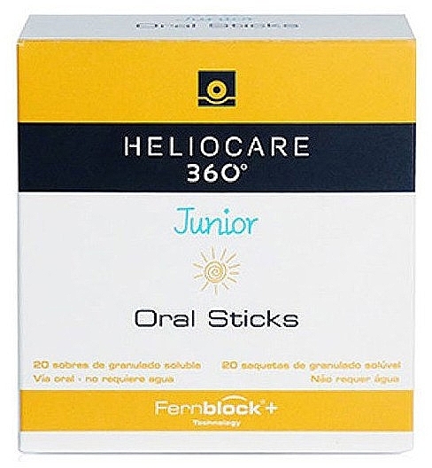 Skin Protection Anti-Photoaging Sticks  - Cantabria Labs Heliocare 360 Junior Oral Sticks — photo N1