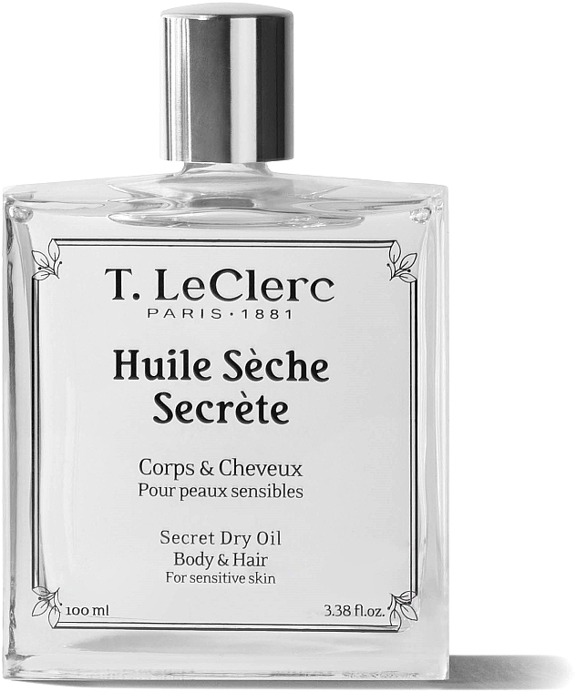 ドライボディ＆ヘアオイル - T. LeClerc Body & Hair Secret Dry Oil — photo N1