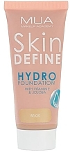 Fragrances, Perfumes, Cosmetics Face Primer - MUA Skin Define Hydro Foundation