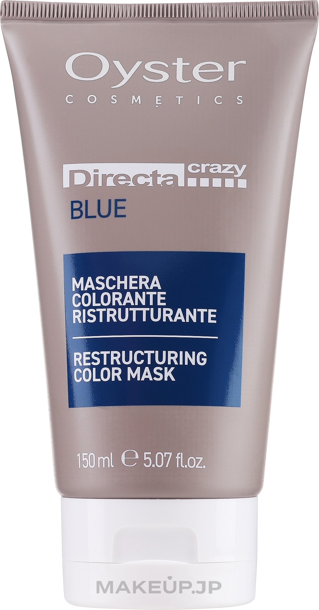 Tinted Hair Mask 'Blue' - Oyster Cosmetics Directa Crazy Blue — photo 150 ml