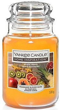 Scented Candle in Jar - Yankee Candle Home Inspiration Exotic Fruits — photo N1