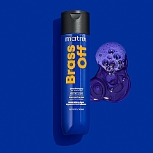 Hair Color Preserving Shampoo - Matrix Total Results Brass Off Blue Shampoo For Brunettes — photo N20
