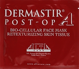 Fragrances, Perfumes, Cosmetics Post-Op Biocellular Mask 'Face' - Dermastir Post-Op Bio-Cellular Face Mask Retexturizing Skin Tissue