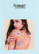 Fragrances, Perfumes, Cosmetics Temporary Tattoo Set "Flower Power" - Cobart Wow-Tattoo Flower Power