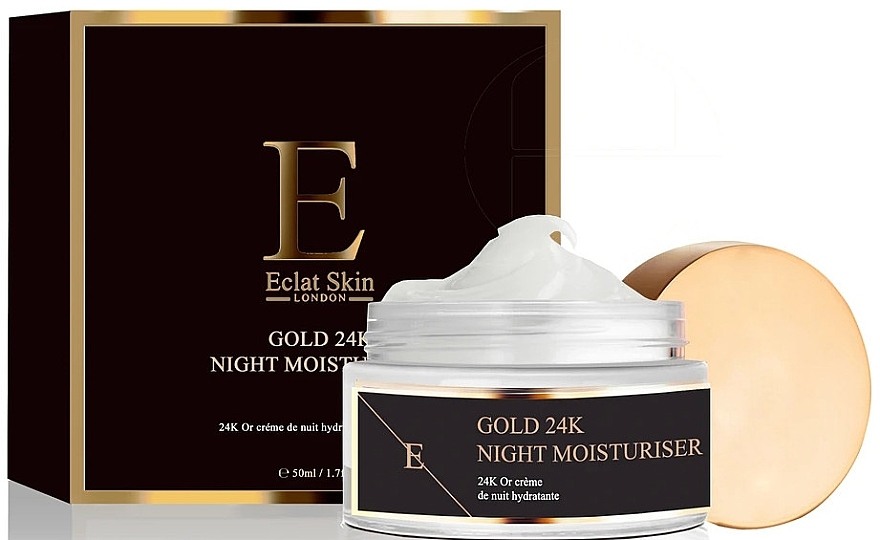 Face Cream, night - Eclat Skin London 24k Gold Night Moisturiser — photo N3