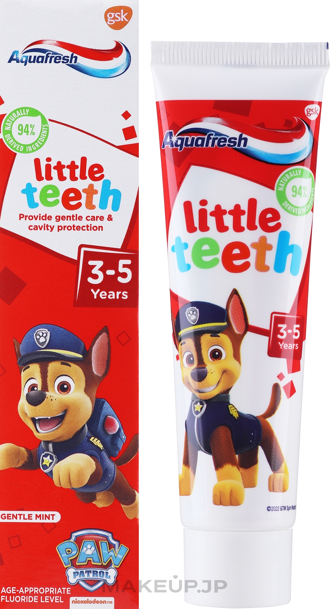 Toothpaste "My Milk Teeth" - Aquafresh Kids PAW Patrol — photo 50 ml