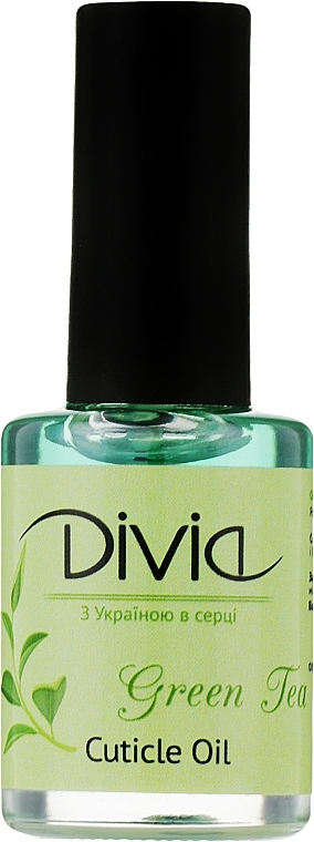 Green Tea Cuticle Oil - Divia Cuticle Oil Green Tea Di1633 — photo N1