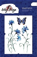 Flash Tattoo "Tender Cornflowers" - Arley Sign — photo N3