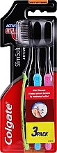 Fragrances, Perfumes, Cosmetics Toothbrush Set "Silk Bristles with Charcoal" - Colgate Toothbrush