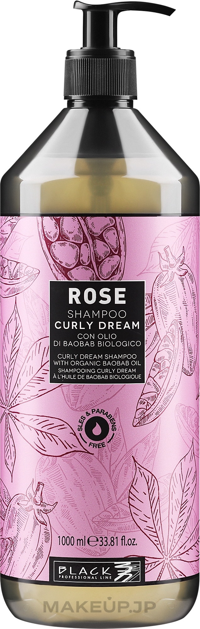 Shampoo - Black Professional Line Rose Shampoo Curly Dream — photo 1000 ml