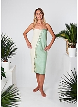 Hammam Towel, Green - Yeye Wavy — photo N3