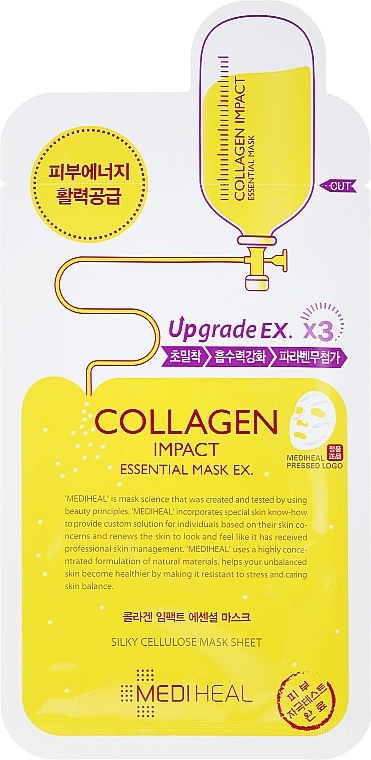 Sheet Mask - Mediheal Collagen Impact Essential Mask Ex. — photo N2