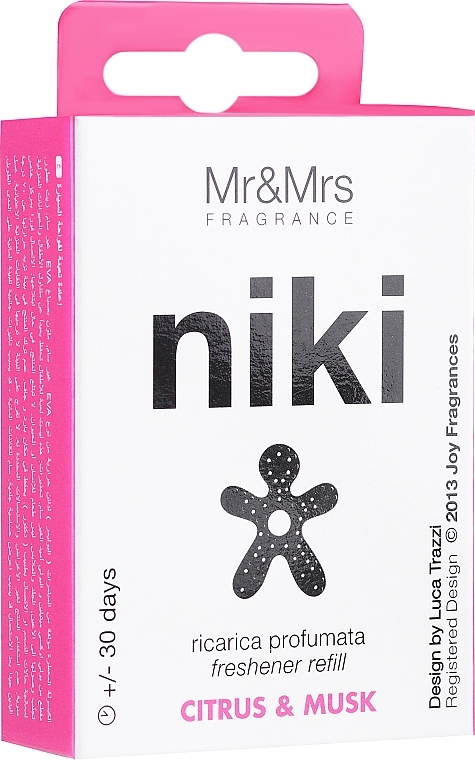 Car Freshener Refill - Mr&Mrs Niki Citrus & Musk Refill — photo N2