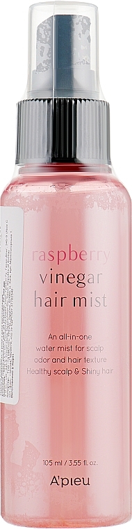 Raspberry Vinegar Hair Mist - A'pieu Raspberry Vinegar Hair Mist — photo N1