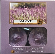 Fragrances, Perfumes, Cosmetics Tea Light Candles - Yankee Candle Scented Tea Light Lavander