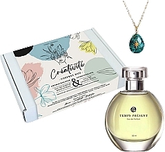 Fragrances, Perfumes, Cosmetics Institut Claude Bell Temps Present - Set ‘Creativity’ (edp/50 ml + necklace)