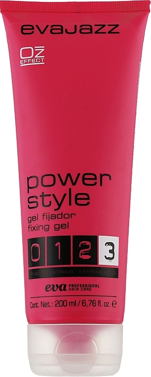 Extreme Hold Hair Styling Gel - Eva Professional Evajazz Power Style Gel — photo N3