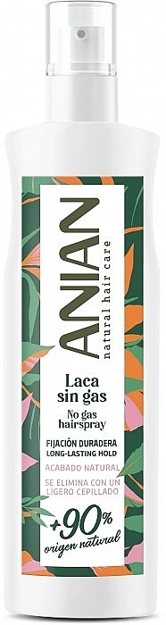 No Gas Hair Spray - Anian Natural Lacquer Without Gas Long-Lasting Fixation — photo N1