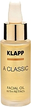 Retinol Face Oil - Klapp A Classic Facial Oil With Retinol — photo N1