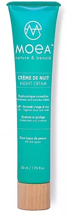 Night Face Cream - Moea Hyaluronic Correction Night Cream — photo N1