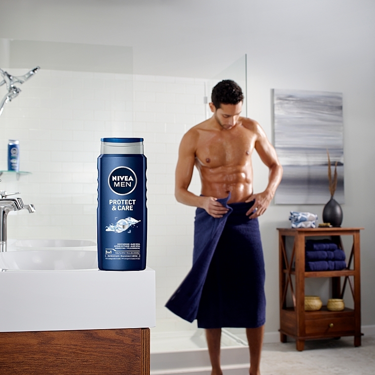 Shower Gel - NIVEA MEN Protect & Care Shower Gel — photo N3