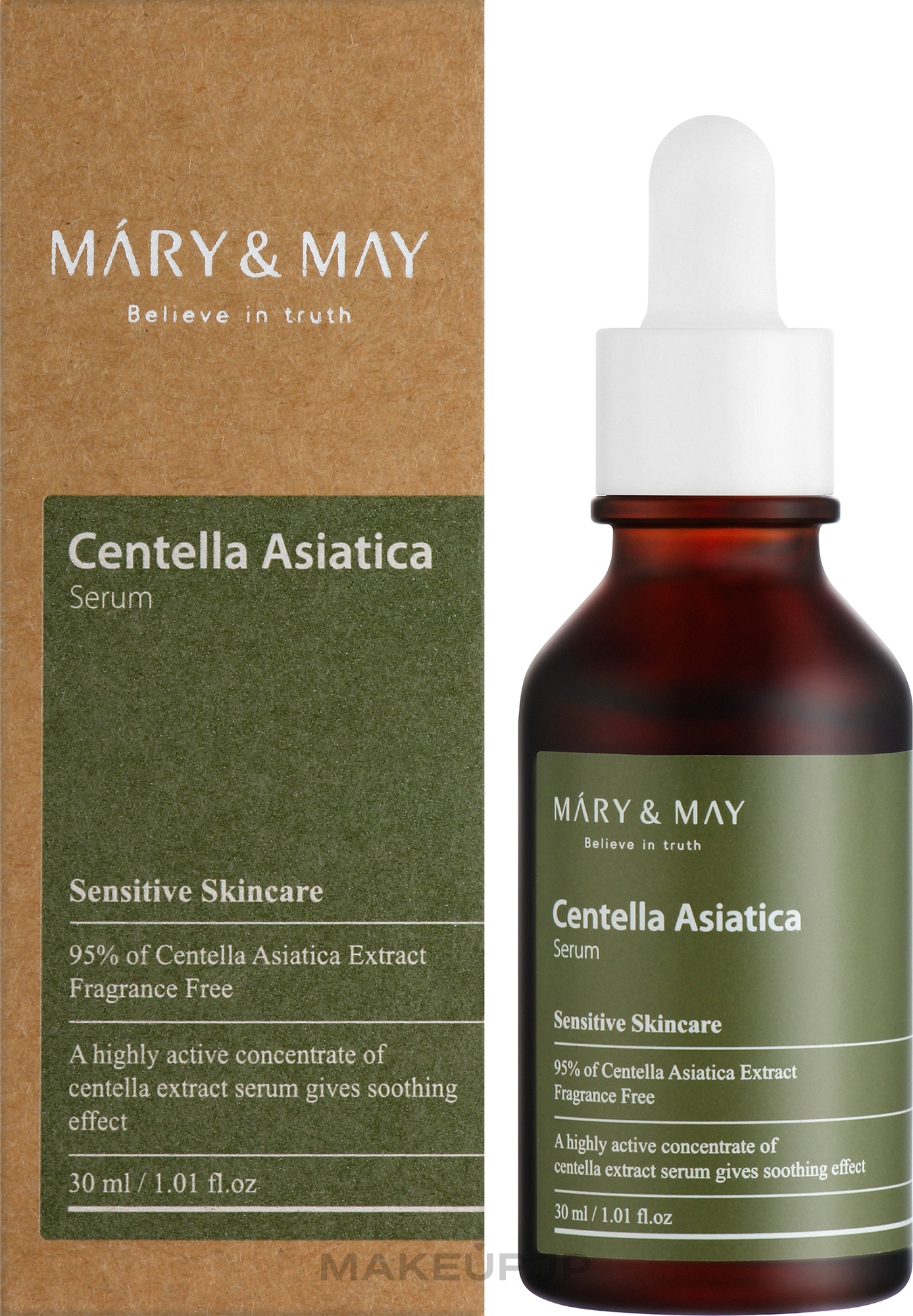 Soothing Serum for Sensitive Skin - Mary & May Centella Asiatica Serum — photo 30 ml