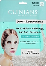 Fragrances, Perfumes, Cosmetics Anti-Aging Hydrogel Mask - Clinians Luxury Diamond Mask Maschera in Hydrogel Anti Age
