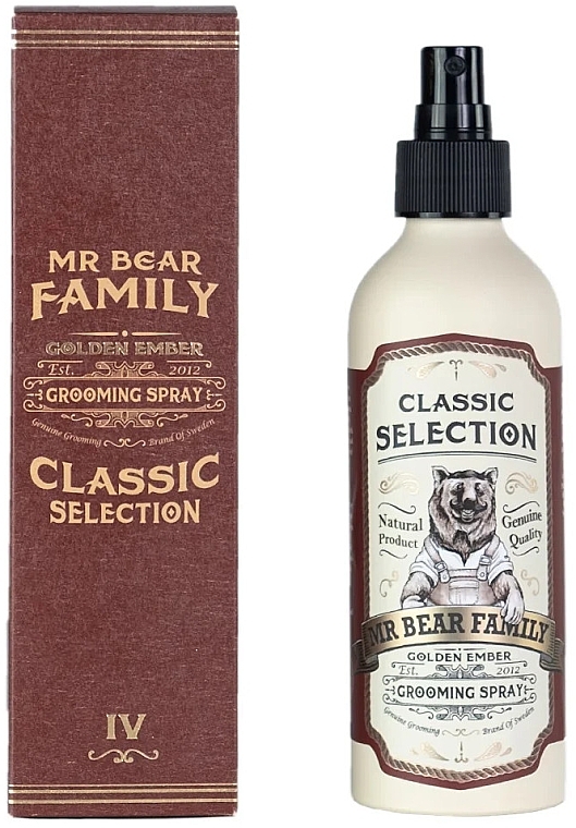 Hair Tonic Spray - Mr. Bear Family Golden Ember Grooming Spray — photo N1