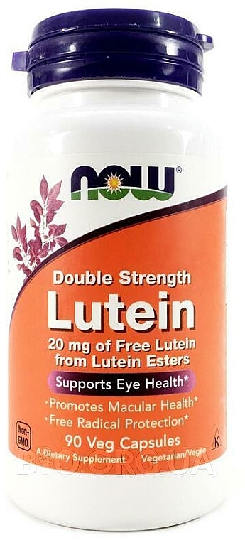 Dietary Supplement 'Lutein 20 ml' - Now Foods Lutein Double Strength — photo N1
