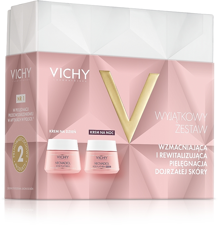 Face Care Set - Vichy Neovadiol Rose Platinium (d/cr/50ml + n/cr/50ml) — photo N1