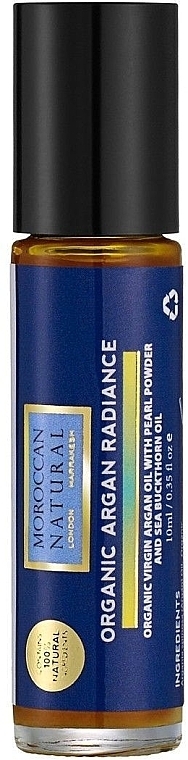 Argan Face Oil - Moroccan Natural Organic Argan Radiance Rollerball — photo N1