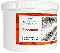 Fragrances, Perfumes, Cosmetics Anti-Cellulite Cinnamon Cream - Hristina Professional Anti Cellulite Firming Cream