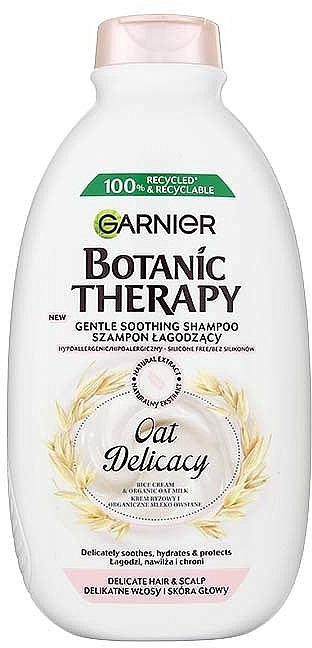 Delicate Soothing Shampoo - Garnier Botanic Therapy Oat Delicacy — photo N1